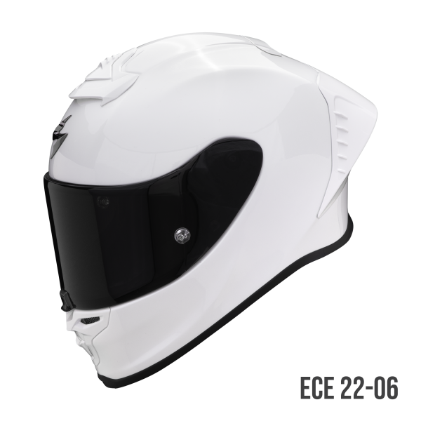 Scorpion EXO-R1 EVO AIR FIM Racing Solid white