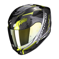 Scorpion Helm EXO-391 HAUT black-silver-neon yellow